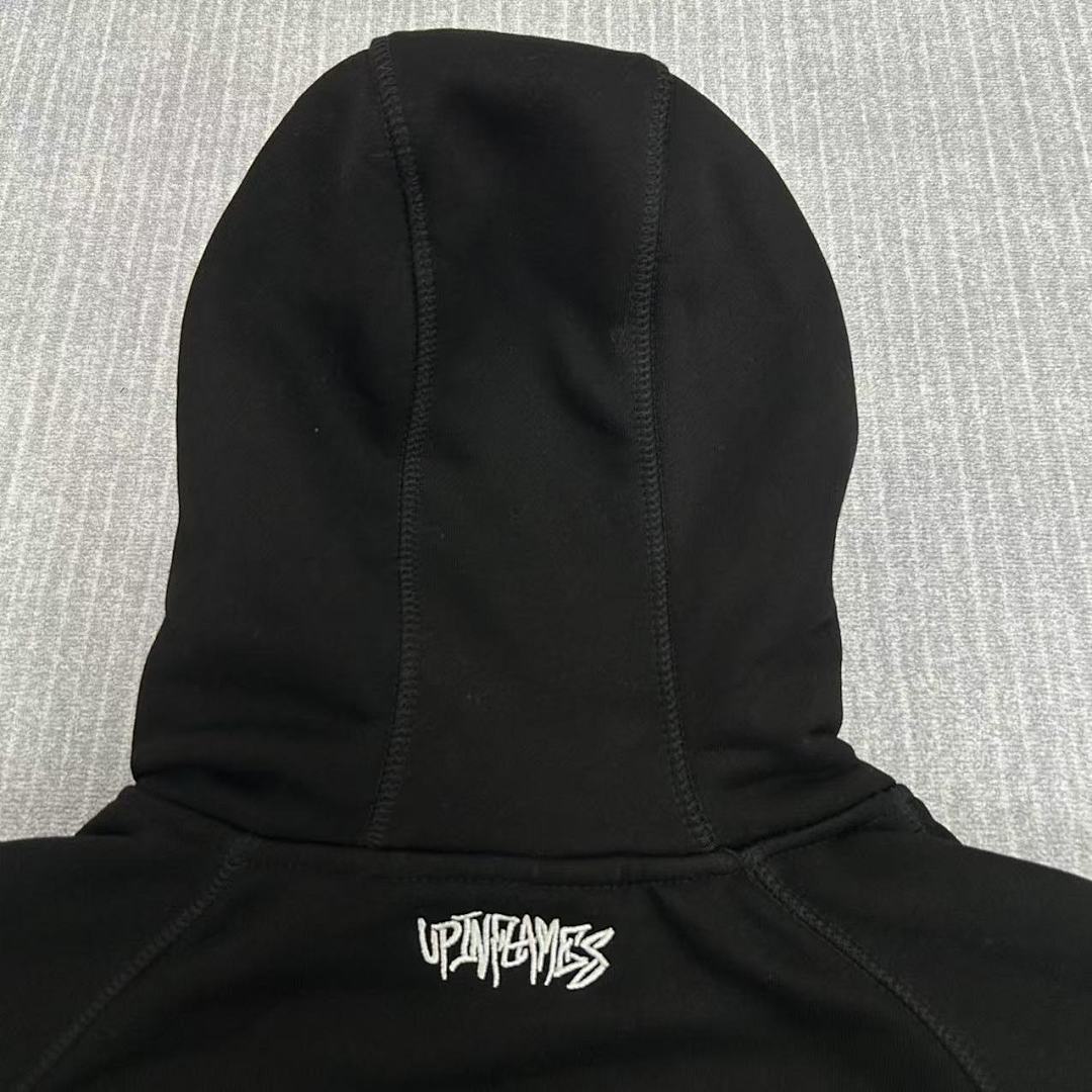 Up In Flames Black Hoodie Set - Image 28