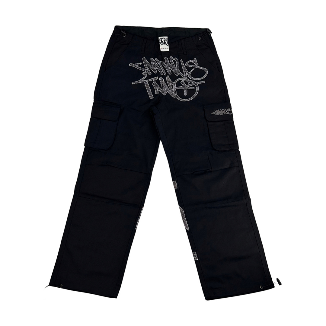 Minustwo Diamond-Studded Cargo Pants - Image 11