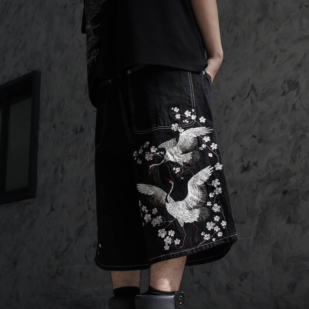 VRROCK VRK “Silver Crane” Baggy Jorts - Image 3