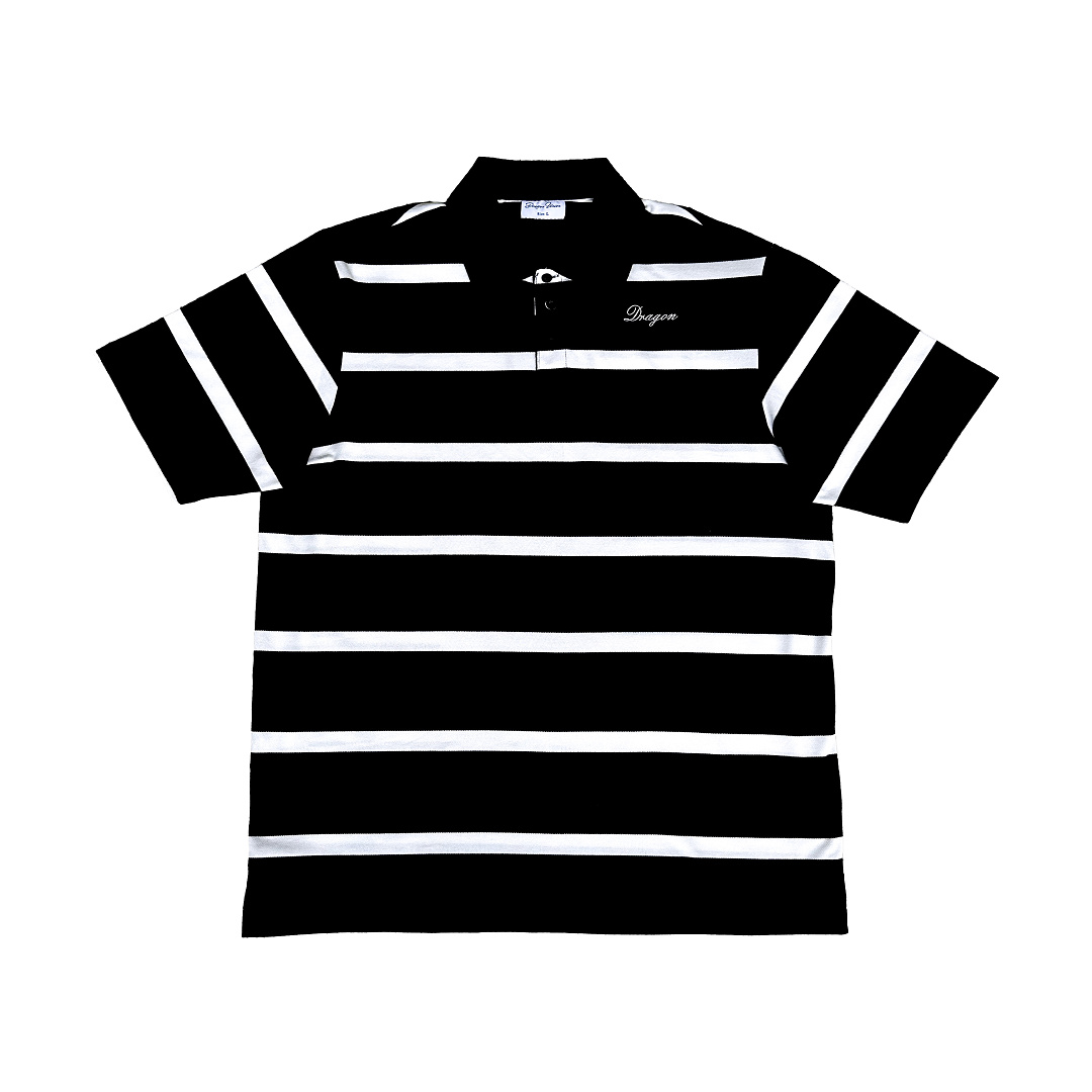 Dragon Union Striped Dragon Embroidery Polo - Image 4