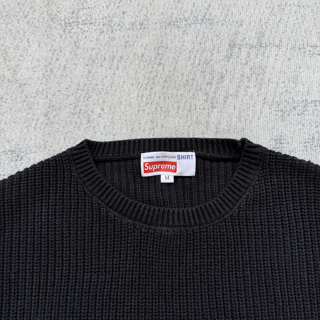 Supreme CDG Knit Sweater - Image 3
