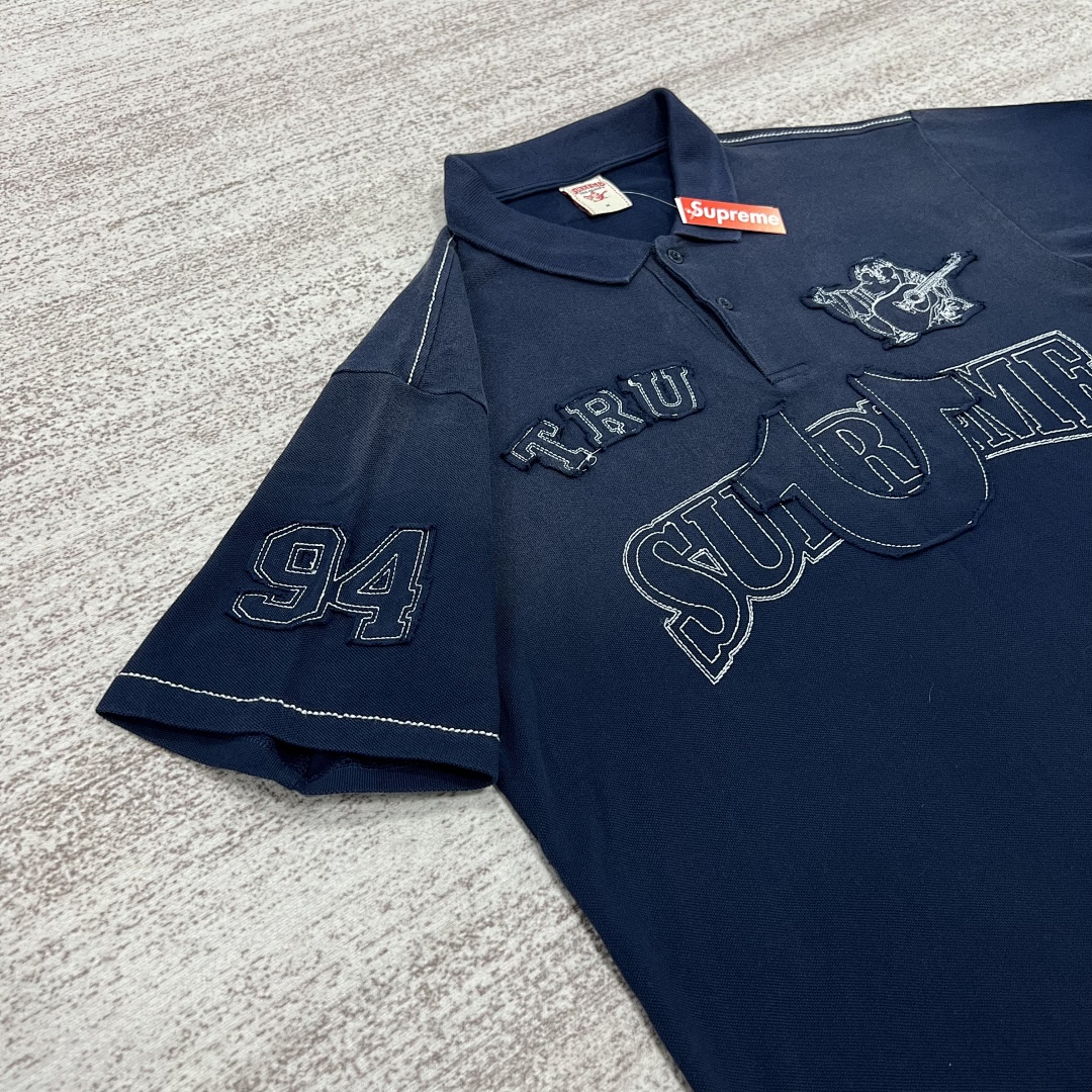 Supreme X True Religion Appliqué Polo 2Colors - Image 16