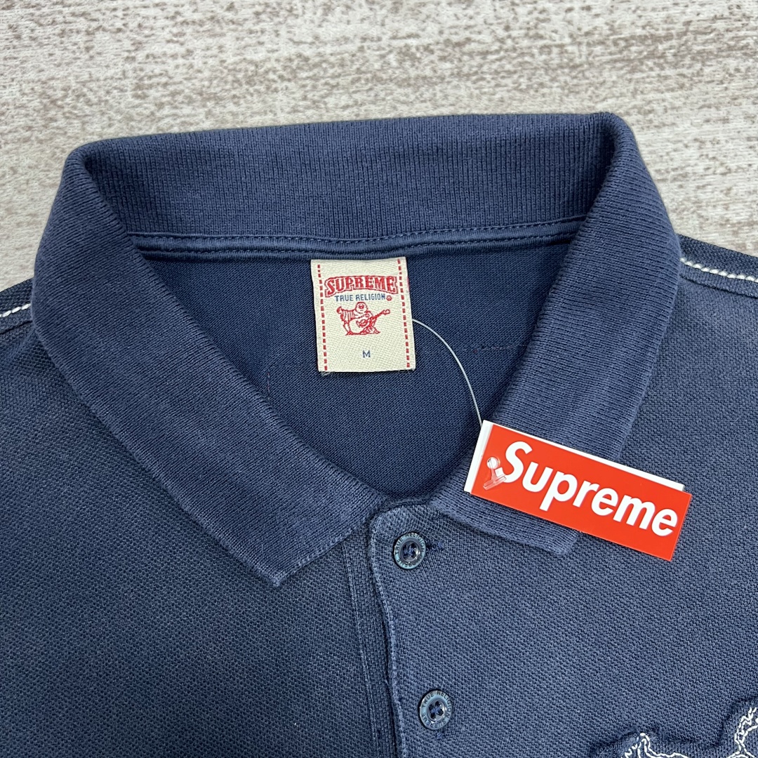 Supreme X True Religion Appliqué Polo 2Colors - Image 17