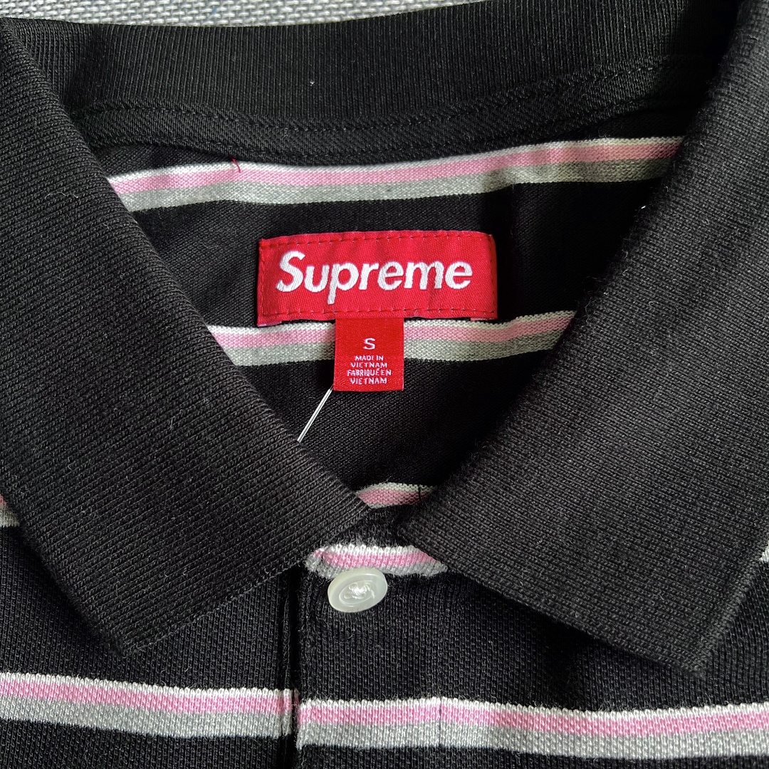 Supreme WEEK3 Washed Stripe Polo - Image 30