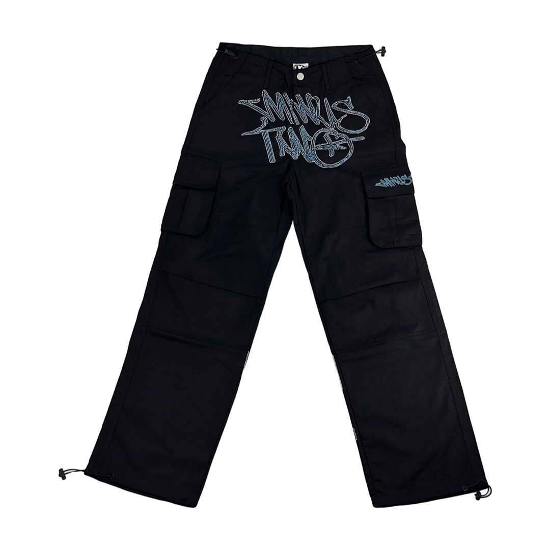 Minustwo Diamond-Studded Cargo Pants - Image 4