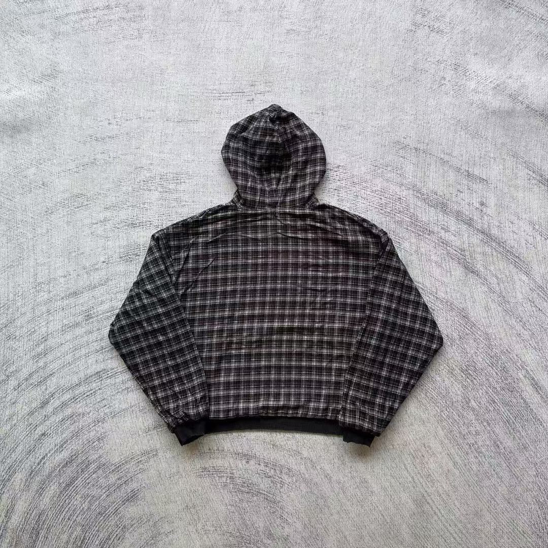 Experiment 5 Reversible Plaid Zip Hoodie - Image 3