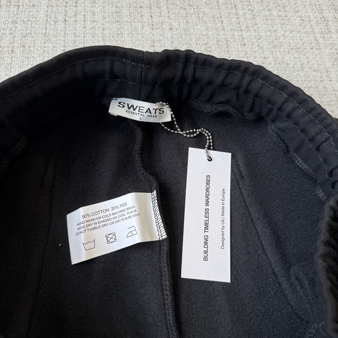 Unbranded Sweat Tracksuit (Black) - Image 9