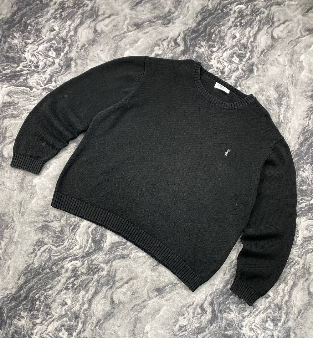 Saint Laurent YSL Vintage Knit (Black)