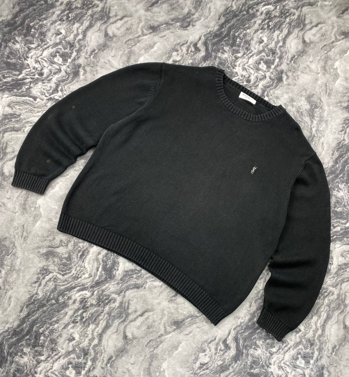 Saint Laurent YSL Vintage Knit (Black) - Image 2
