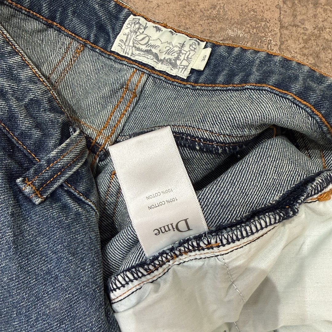 DIME BAGGY DENIM JEANS (KNOWTOMATIC BLUE) - Image 4