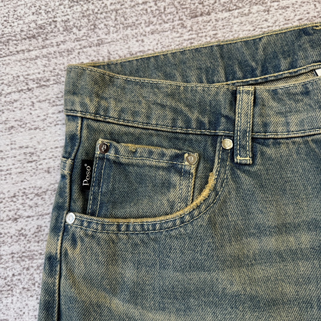 Peso Stone Wash Baggy Jeans - Image 4