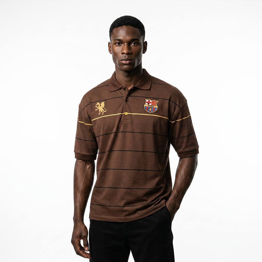 Ralph Lauren Vintage Terrace Polo Shirt (Coffee Brown) - Image 2