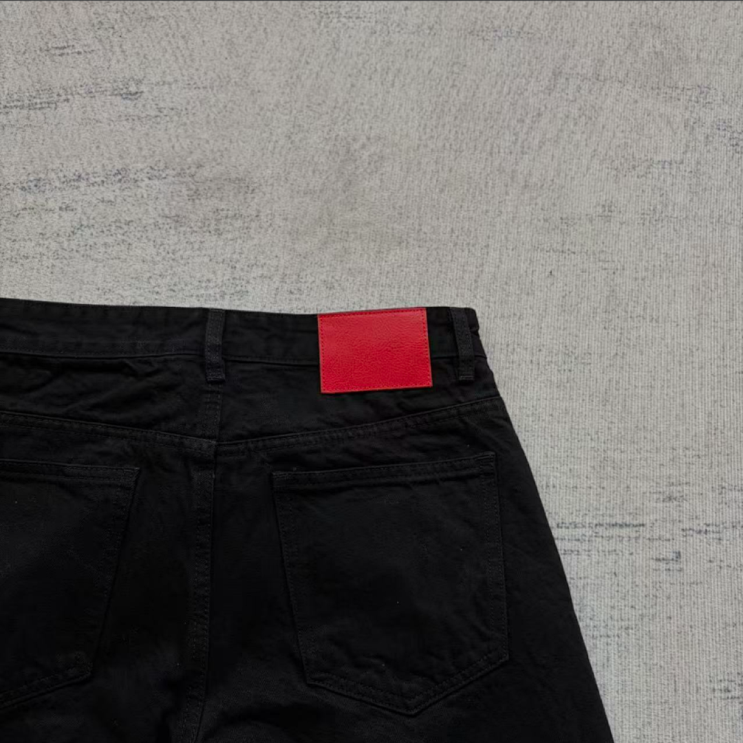 Firemade Fyredwrld Jet Black Selvedge Denim Jeans - Image 3