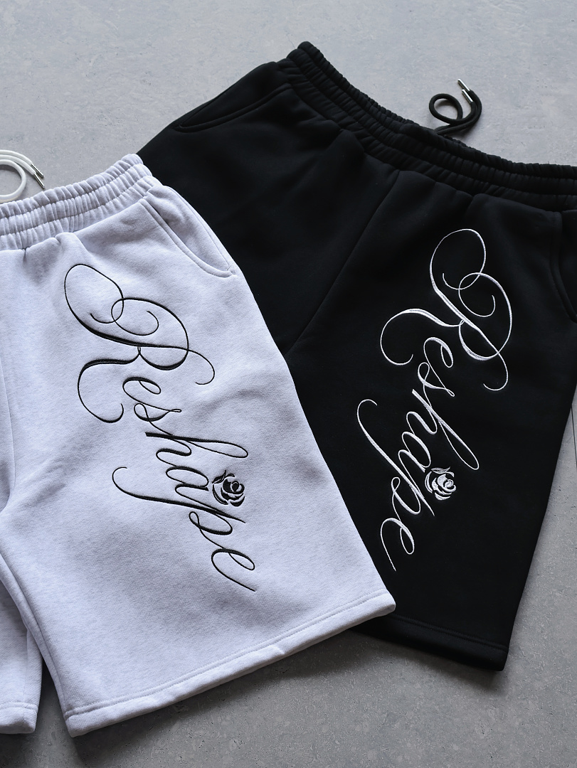 Thorn Rose Baggy Shorts (Black) - Image 8