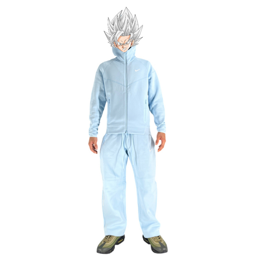 Nike Tech Fleece Tracksuit (Baby Blue) - Image 7