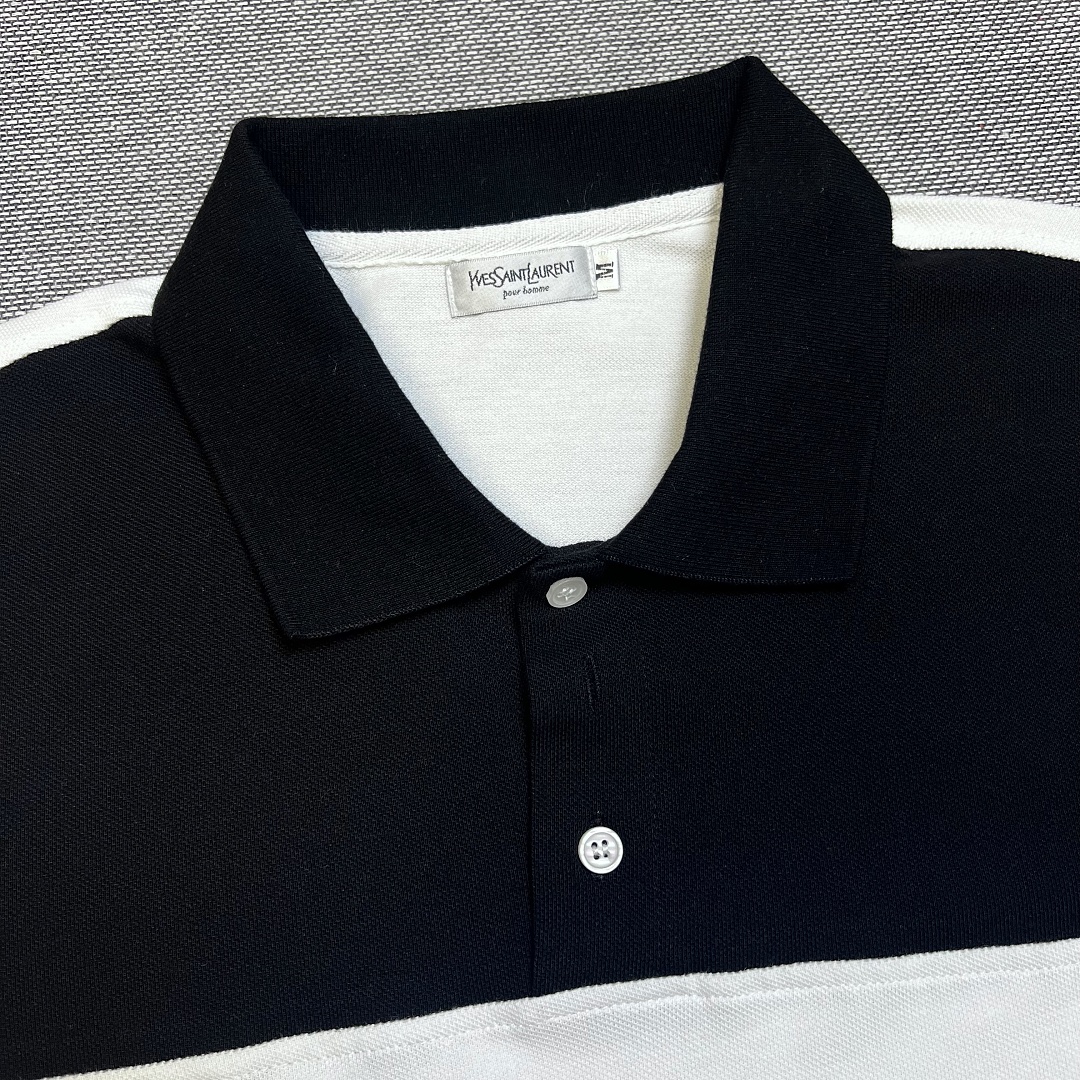 Saint Laurent YSL Vintage Polos (White) - Image 5