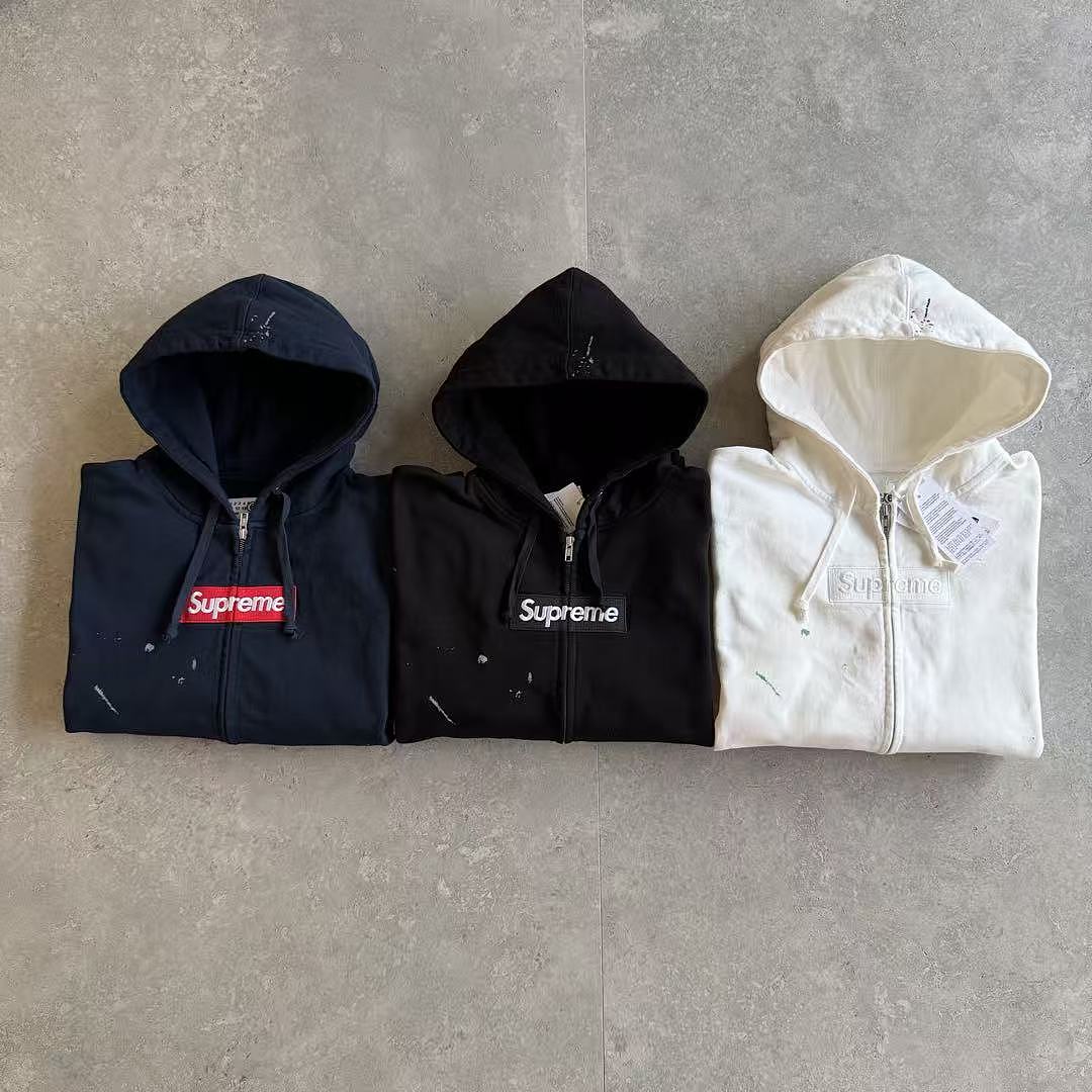 Supreme MM6 ZIP UP HOODIE BEST Baby Blue ! - Image 2