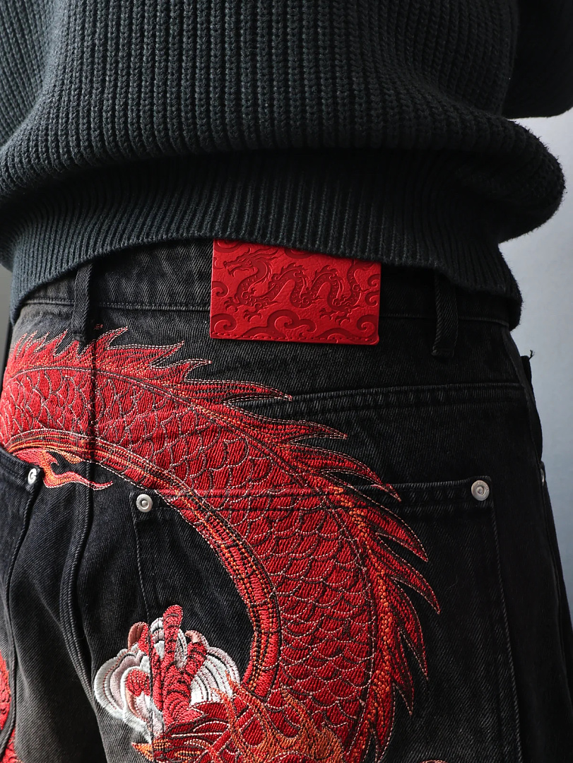 VRK “Crimson Rift” Dragon Baggy Jorts - Image 6