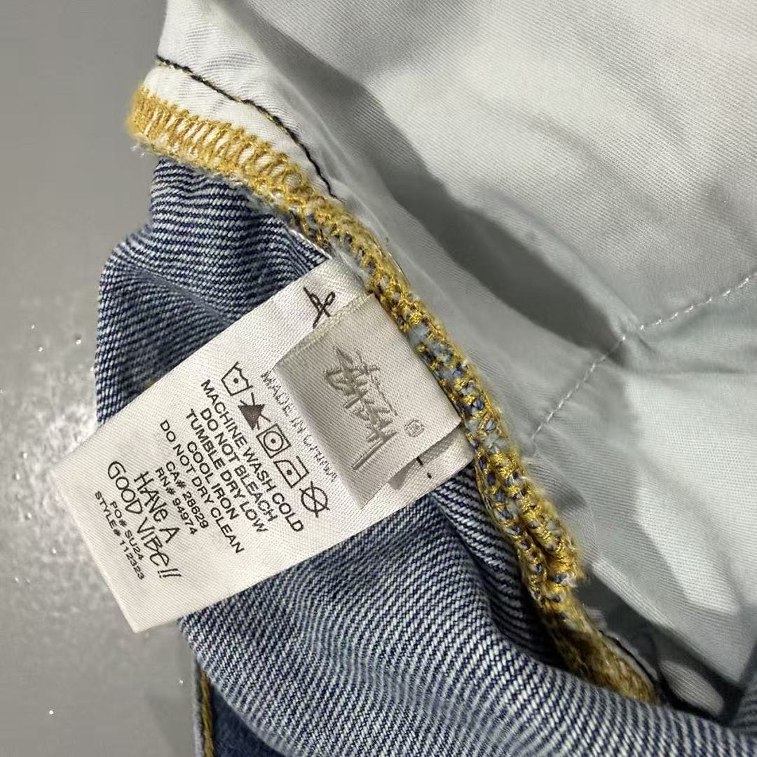 Stussy New Classic Blue Denim Jeans - Image 21
