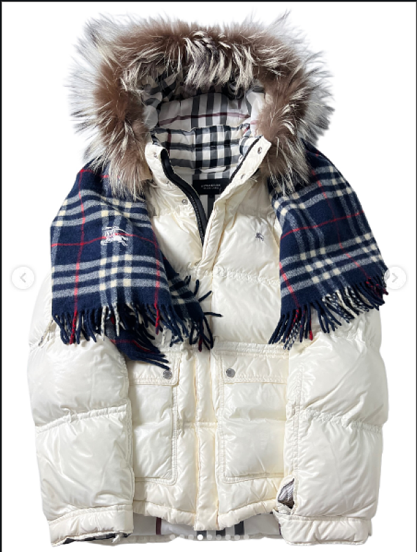 Burberry Japan Burberry Vintage Puffer (White)