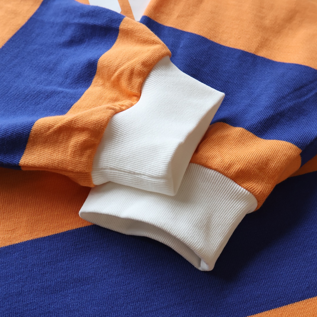 Dragon Union Vintage Stripe Color Blocking Polo - Image 10