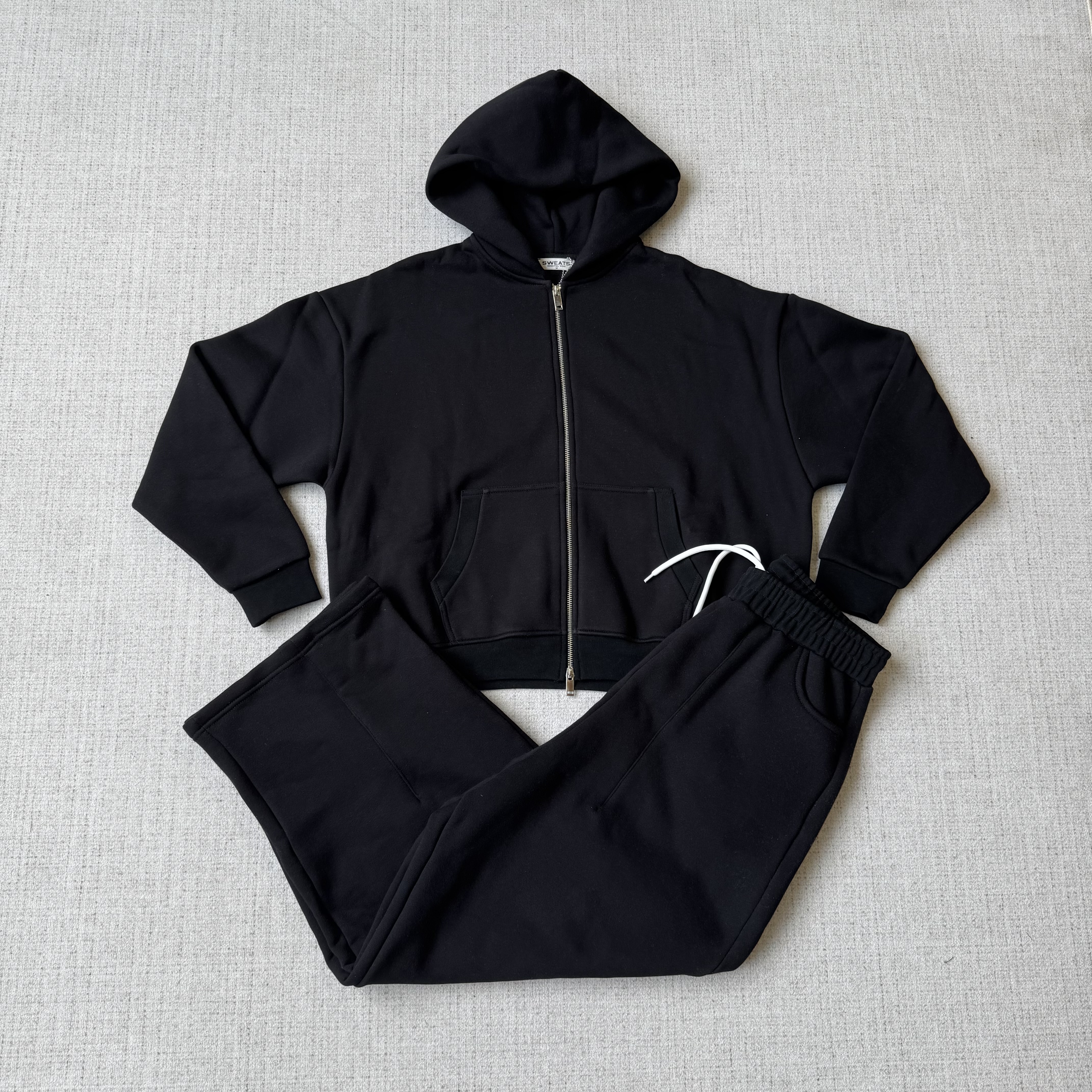 Unbranded Sweat Tracksuit (Black) - Image 14