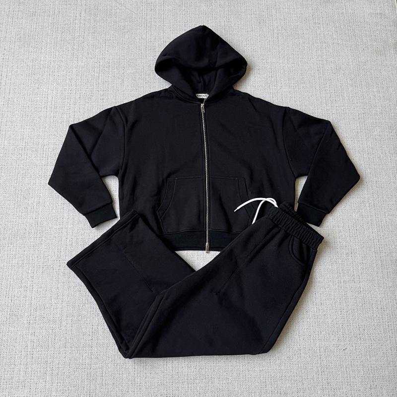 Unbranded Sweat Tracksuit (Black)