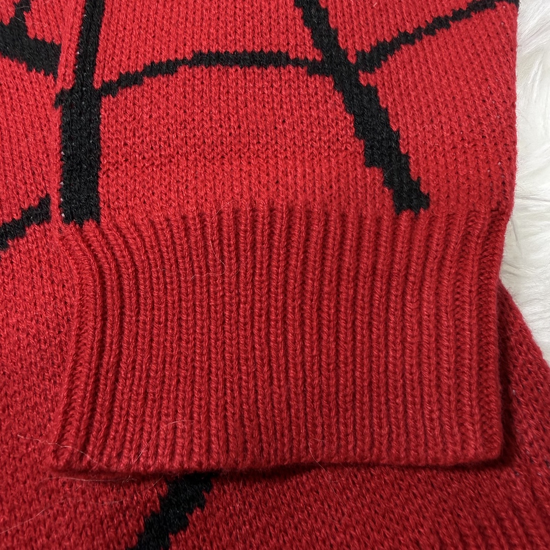 Supreme Spiderman Knit Sweater (Red) - Image 17