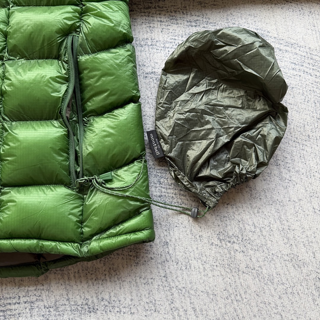 Montbell Green Puff Jacket - Image 8