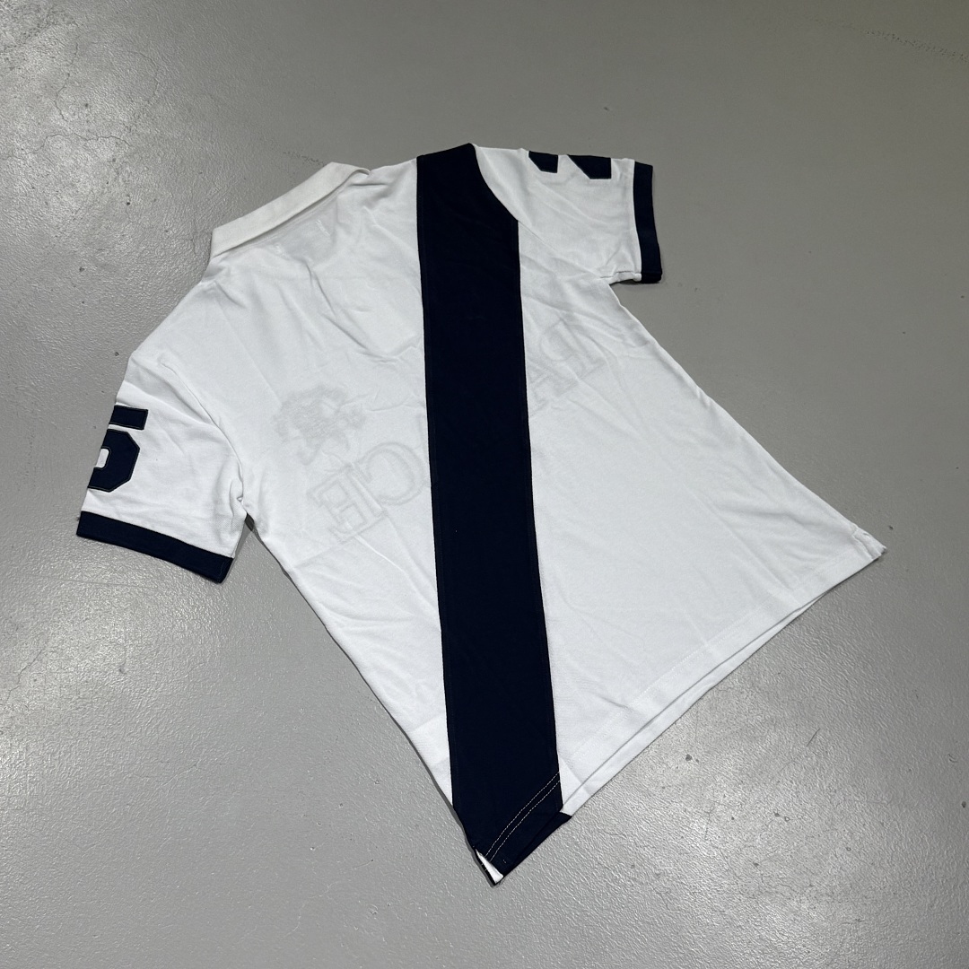 Ralph Lauren Pa Geezer Polo "White Navy" Short Sleeves - Image 13