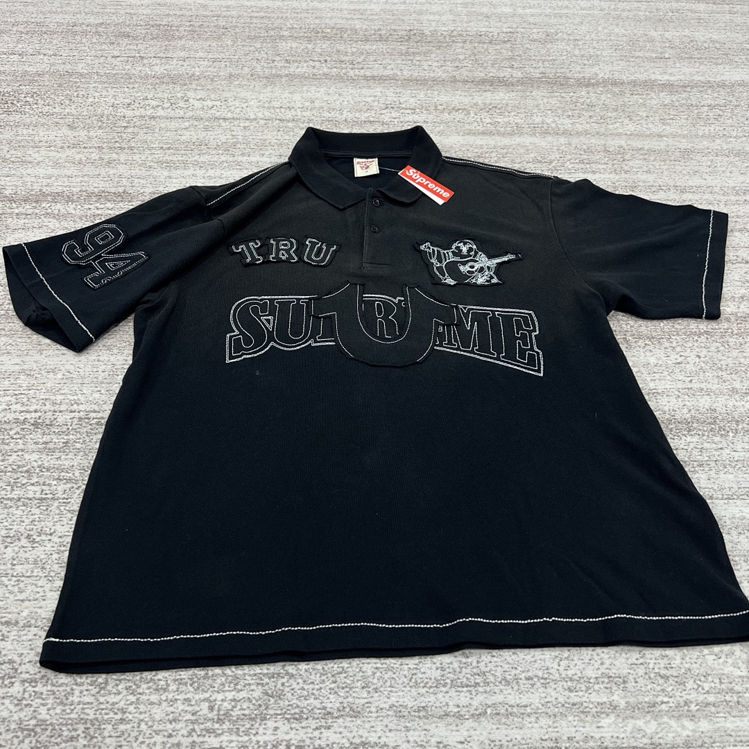 Supreme X True Religion Appliqué Polo 2Colors - Image 28