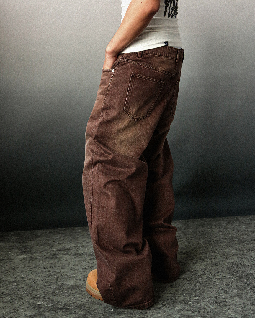Mobius Cacao Baggy Jeans - Image 5