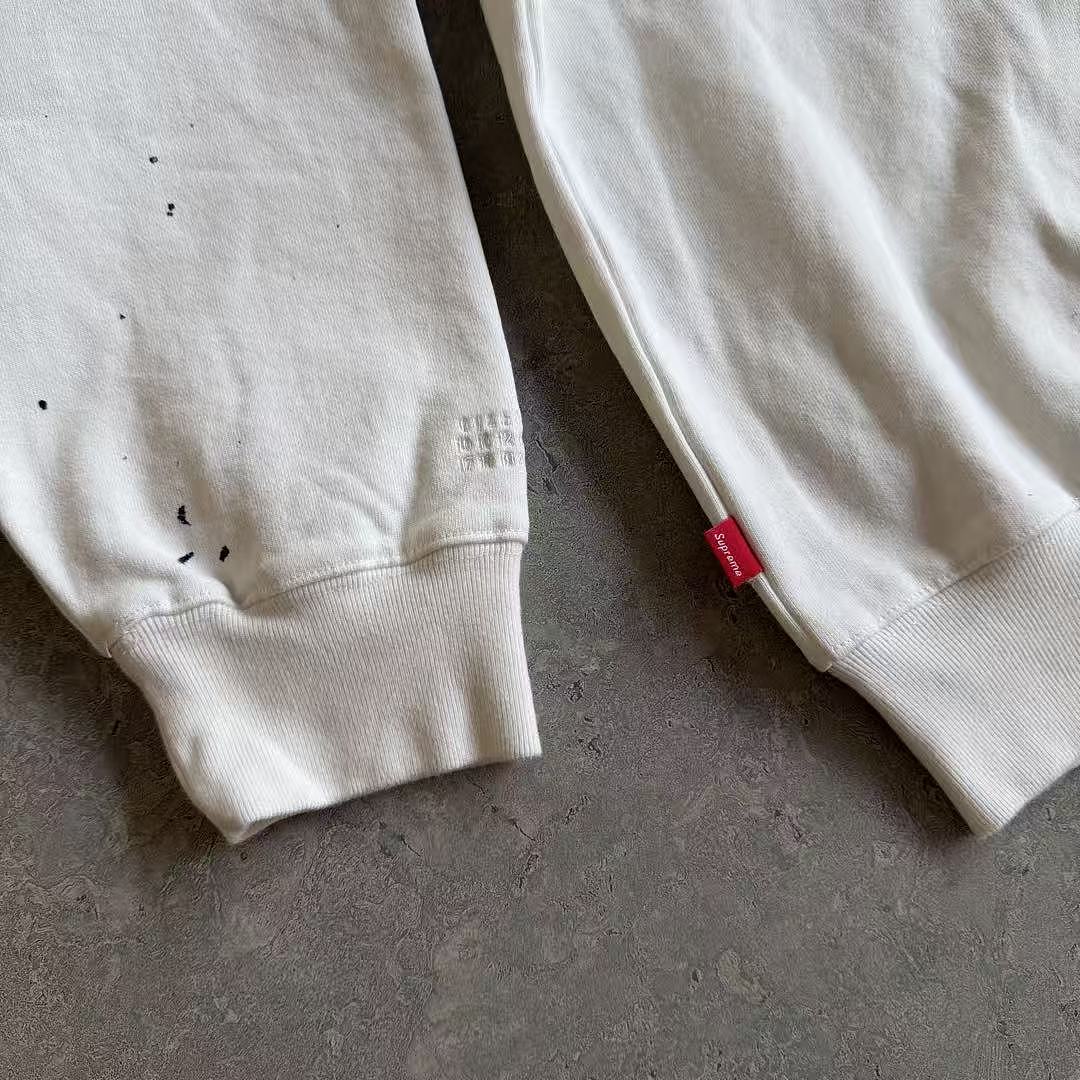 Supreme MM6 ZIP UP HOODIE BEST White ! - Image 13
