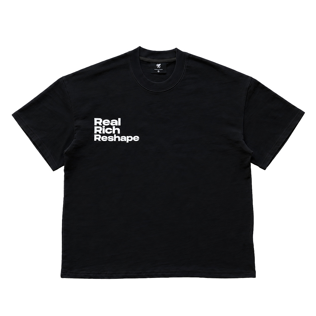 Unbranded Boxy Fit 3R Tee - Image 3