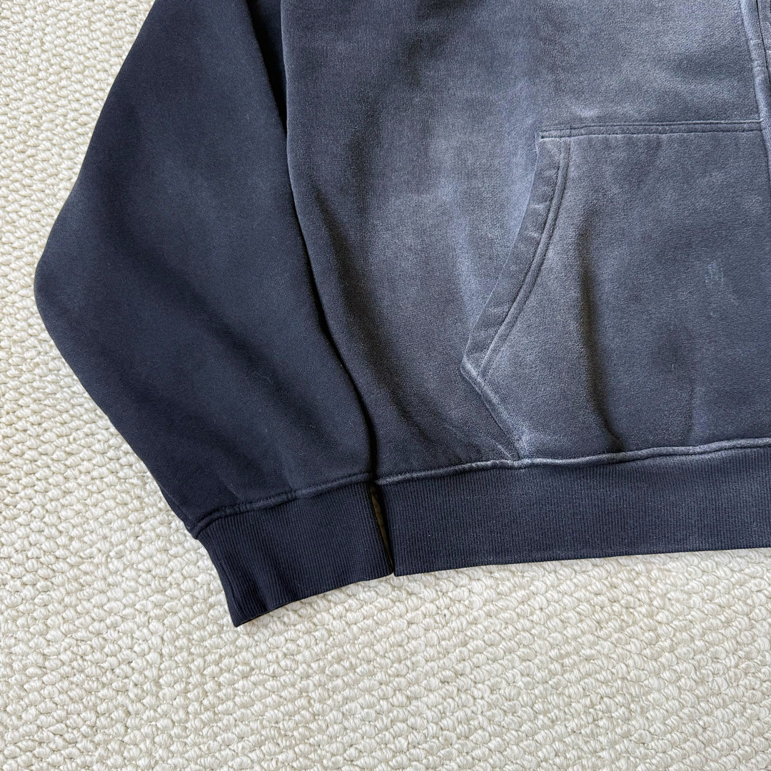 Dragon Union Dragonunion Dirty Fit Zip Hoodie (Black) - Image 6