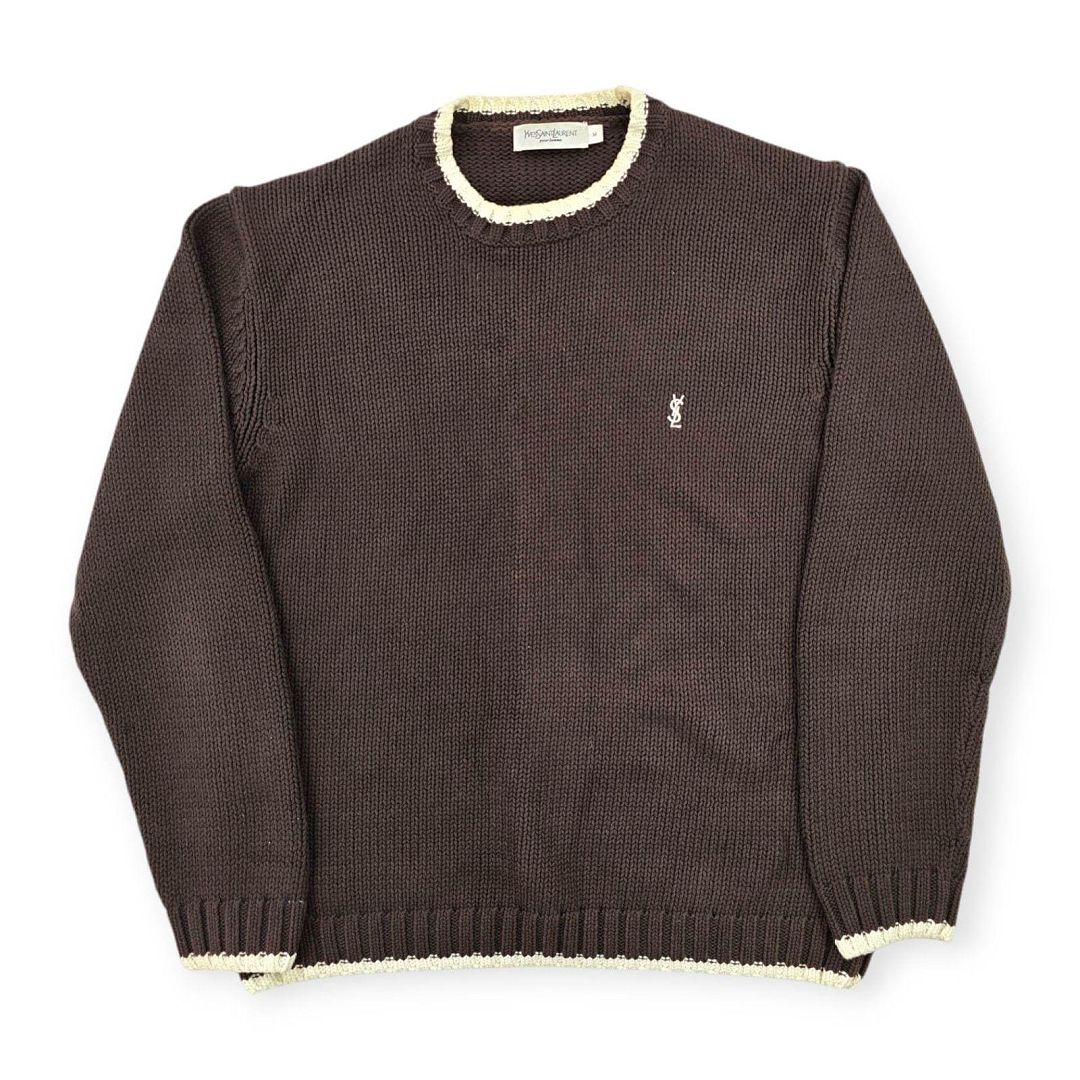 Saint Laurent YSL Vintage Knit (Brown)
