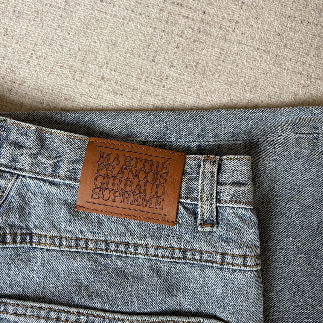 Supreme FG X-Seam Baggy Denim Short - Image 8