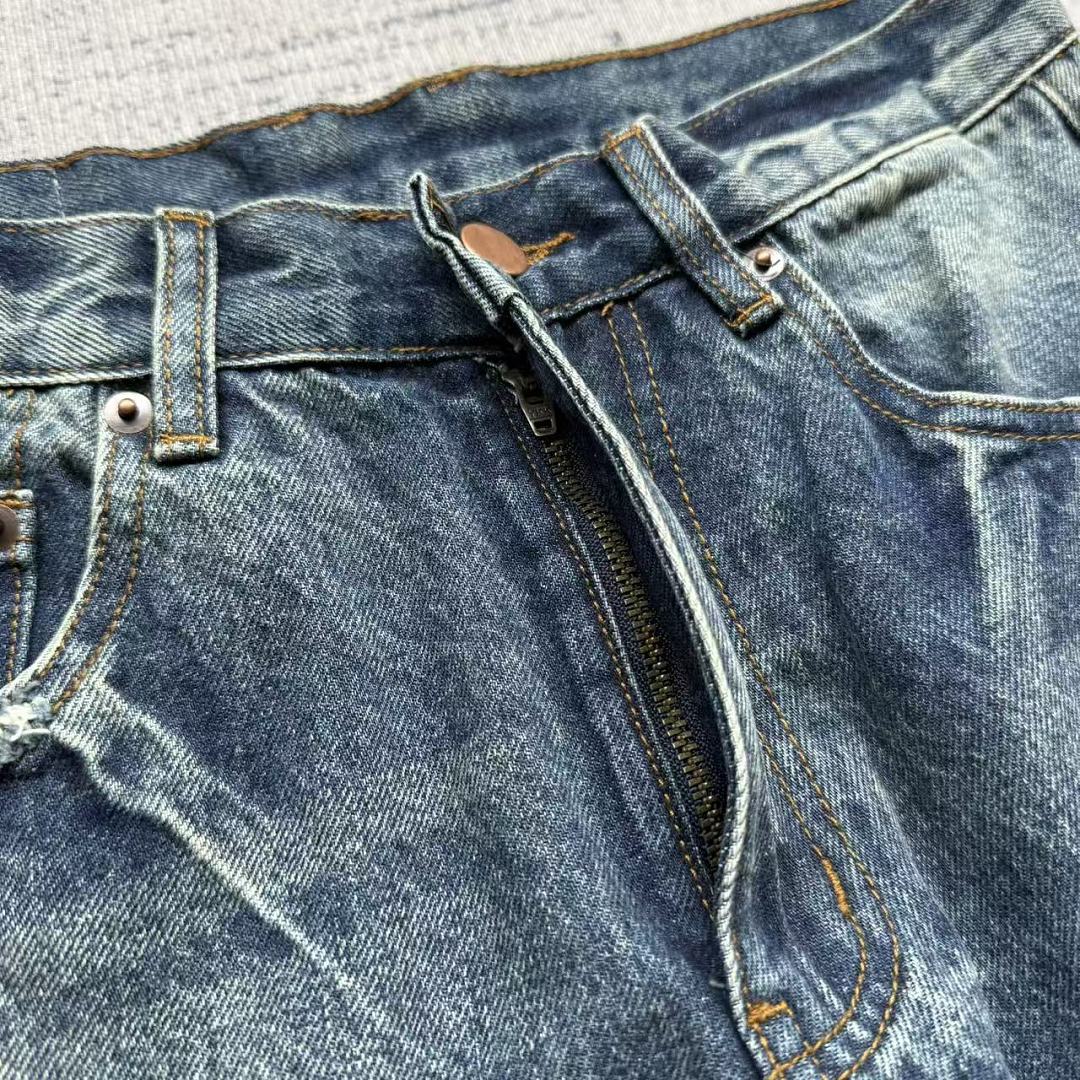 Firemade Fyredwrld Vintage Distressed Jeans | (Washed Blue) - Image 8