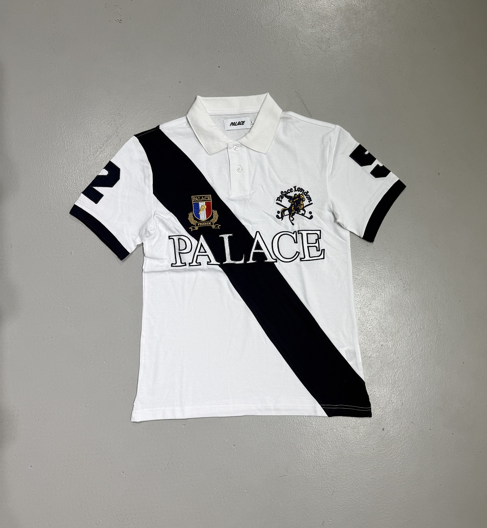 Ralph Lauren Pa Geezer Polo "White Navy" Short Sleeves - Image 4
