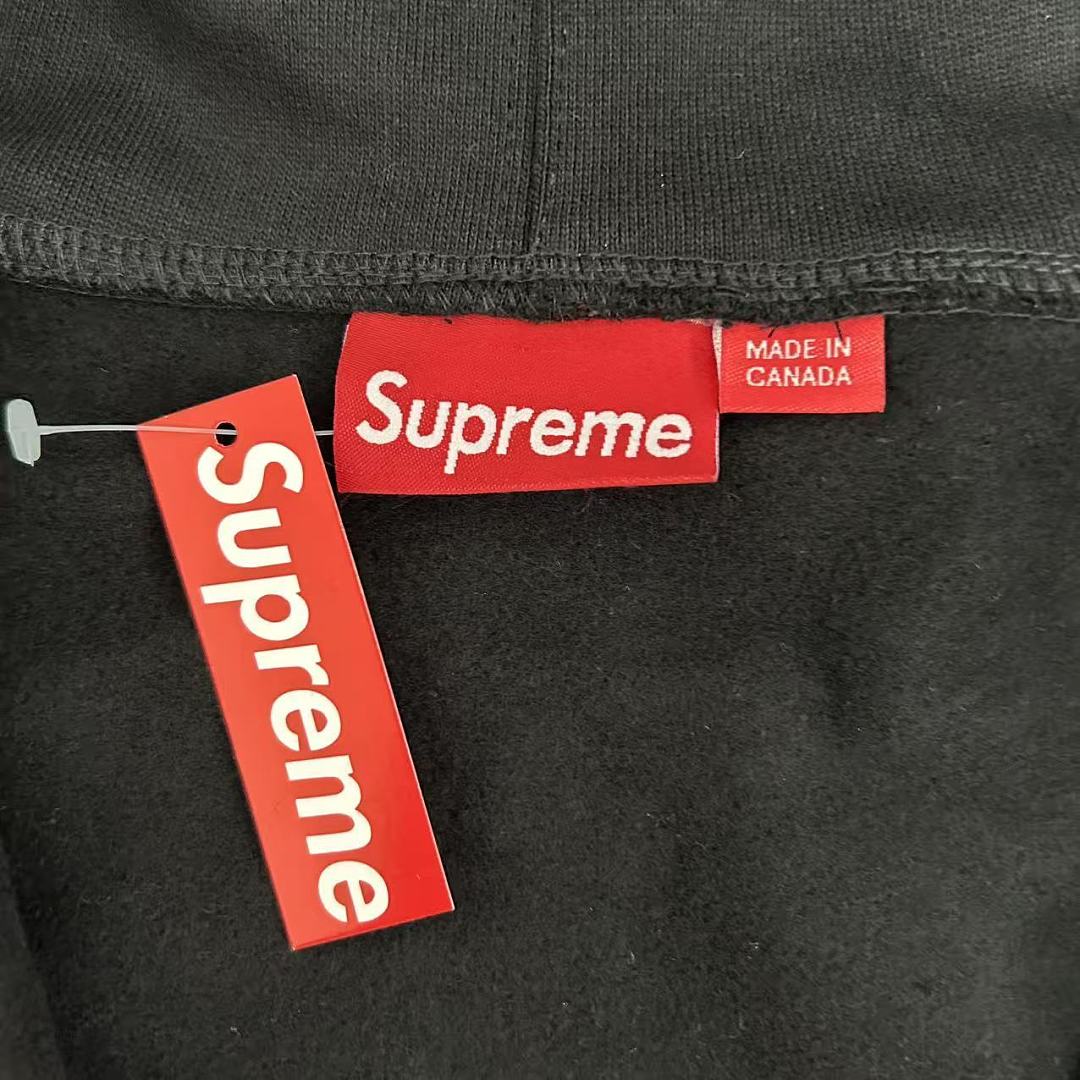 Supreme Collegiate Appliqué Zip Up Hooded Sweatshirt - Image 8