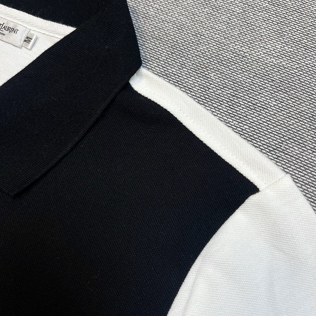 Saint Laurent YSL Vintage Polos (White) - Image 8