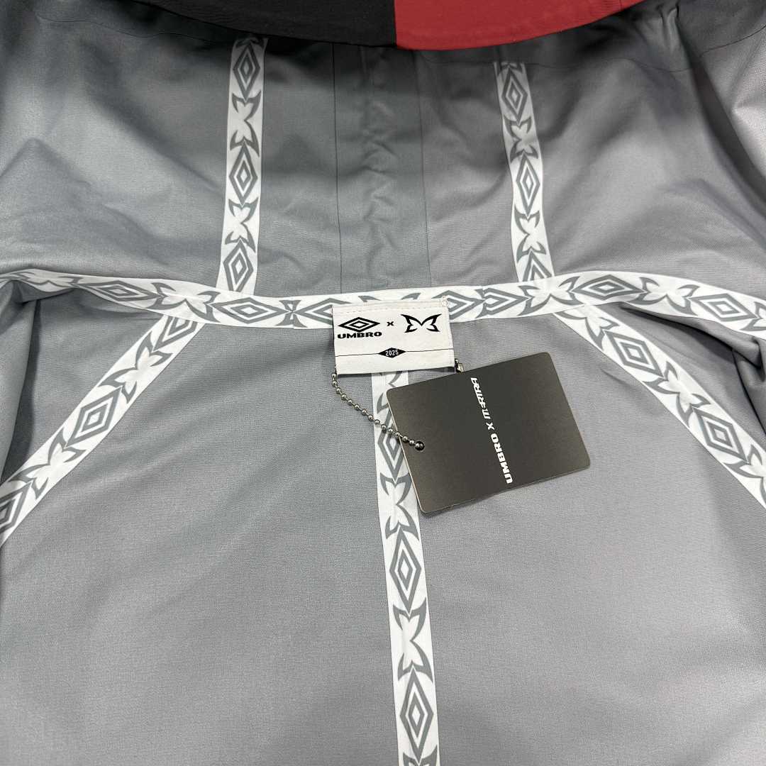 Mertra x Umbro Technical Jacket (Black & red) - Image 15