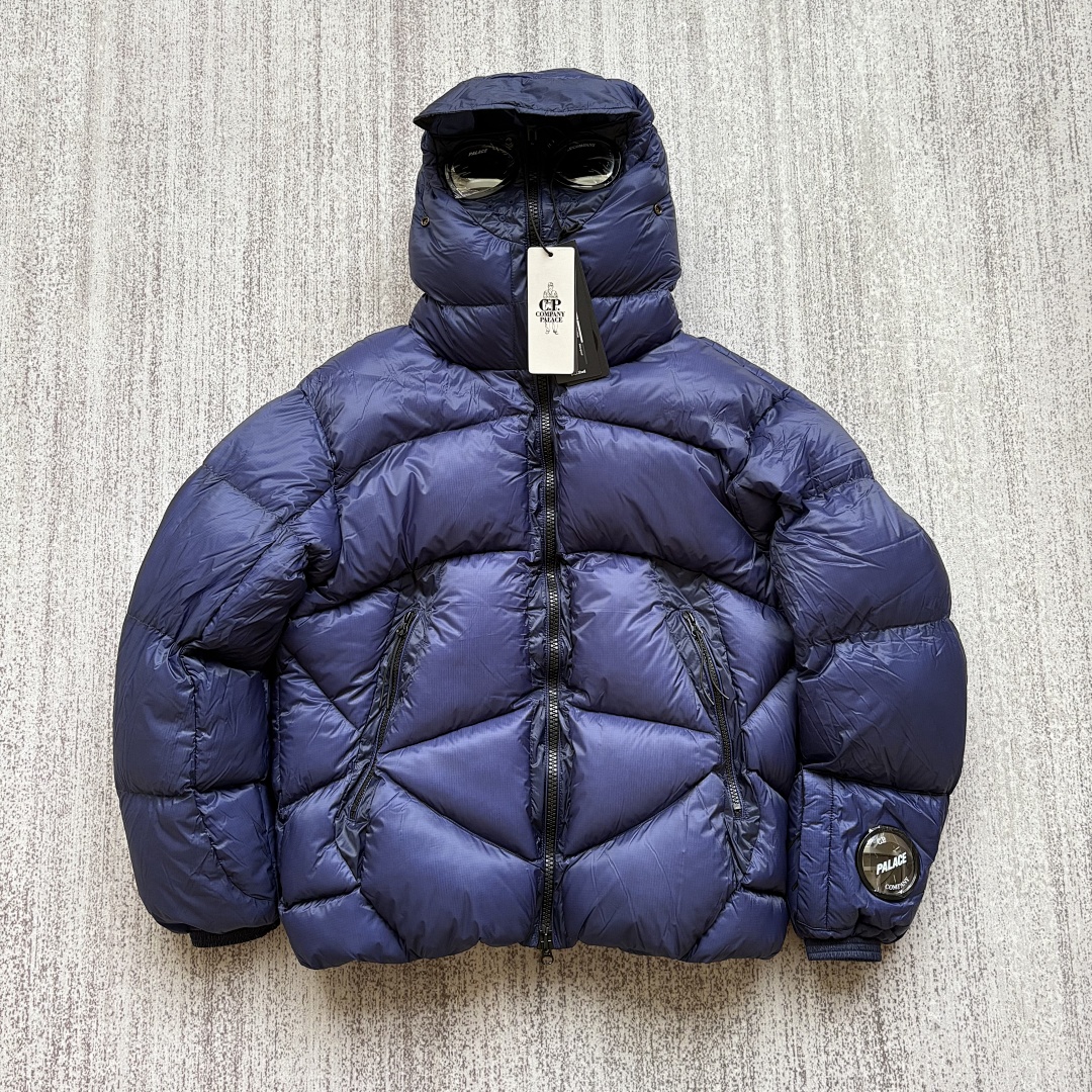 C.P. Company BLUE CP × PA DD SHELL PUFF JACKET (Goose Down)