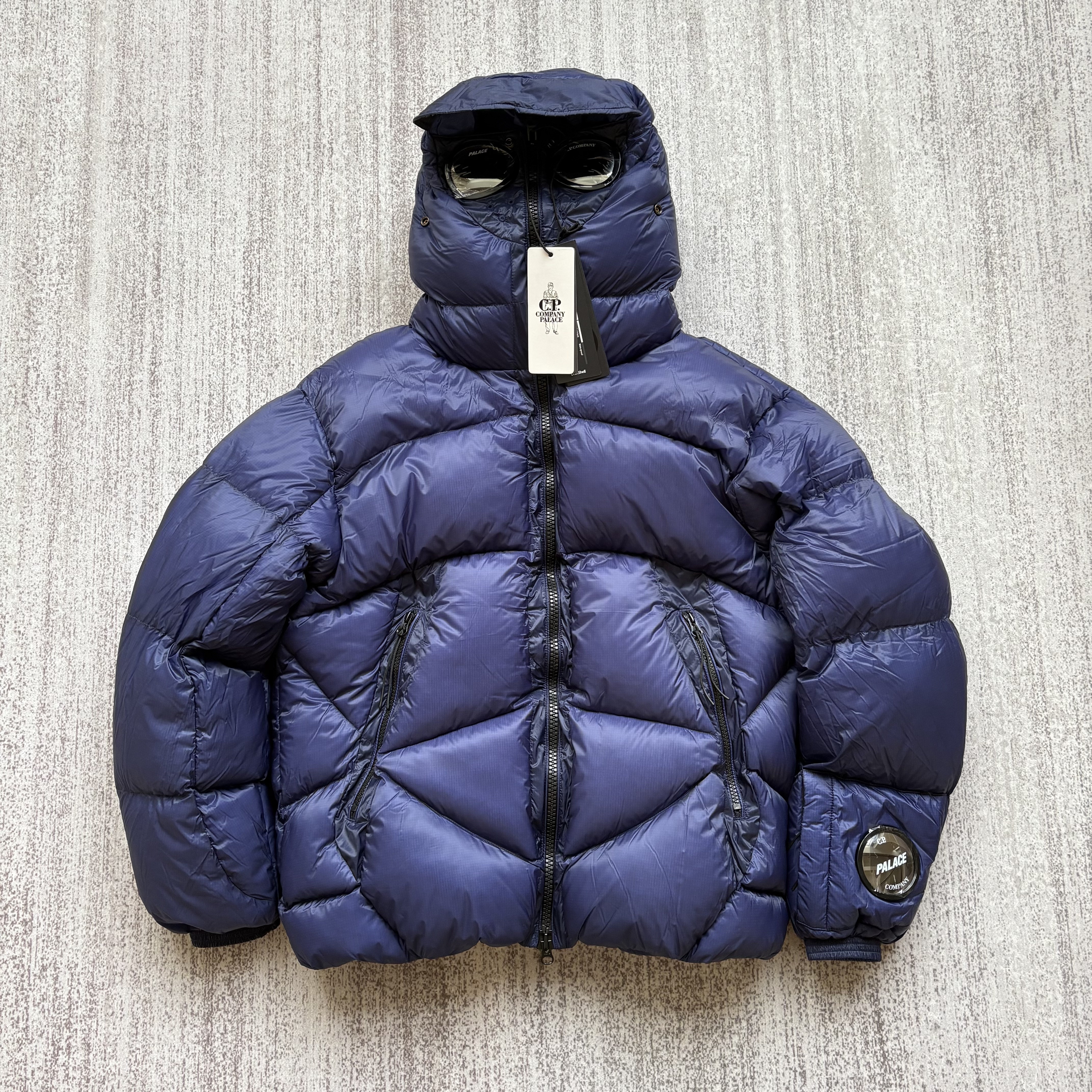 C.P. Company BLUE CP × PA DD SHELL PUFF JACKET (Goose Down) - Image 14