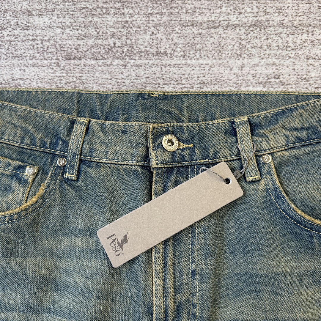 Peso Stone Wash Baggy Jeans - Image 7