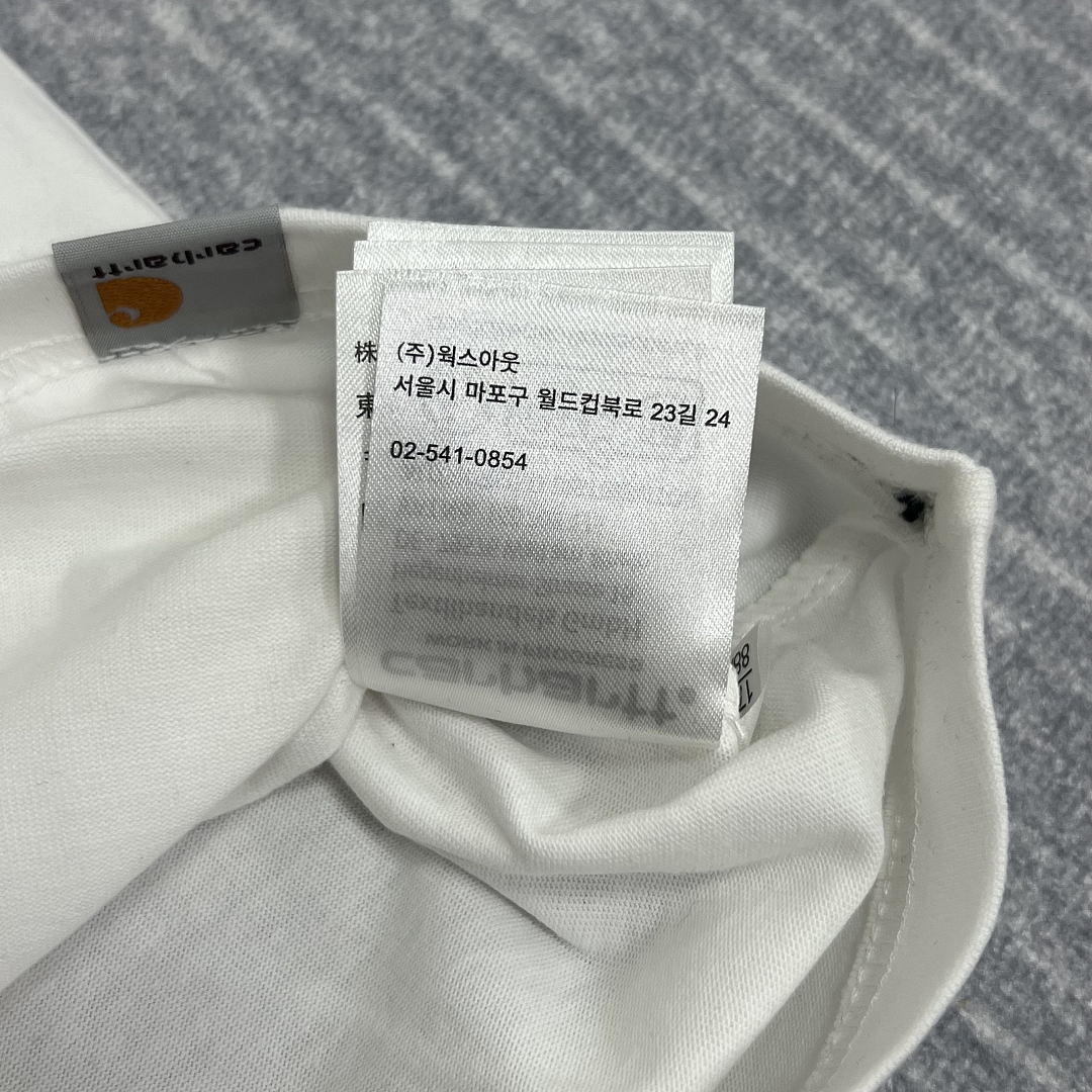 Carhartt WIP T-Shirt With A Floral And Butterfly Graphic Print On The Back - Image 2