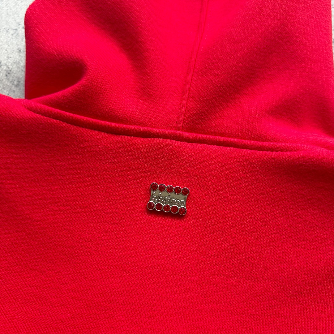 Supreme Bb Simon Zip Up Hoodie (Red) - Image 9