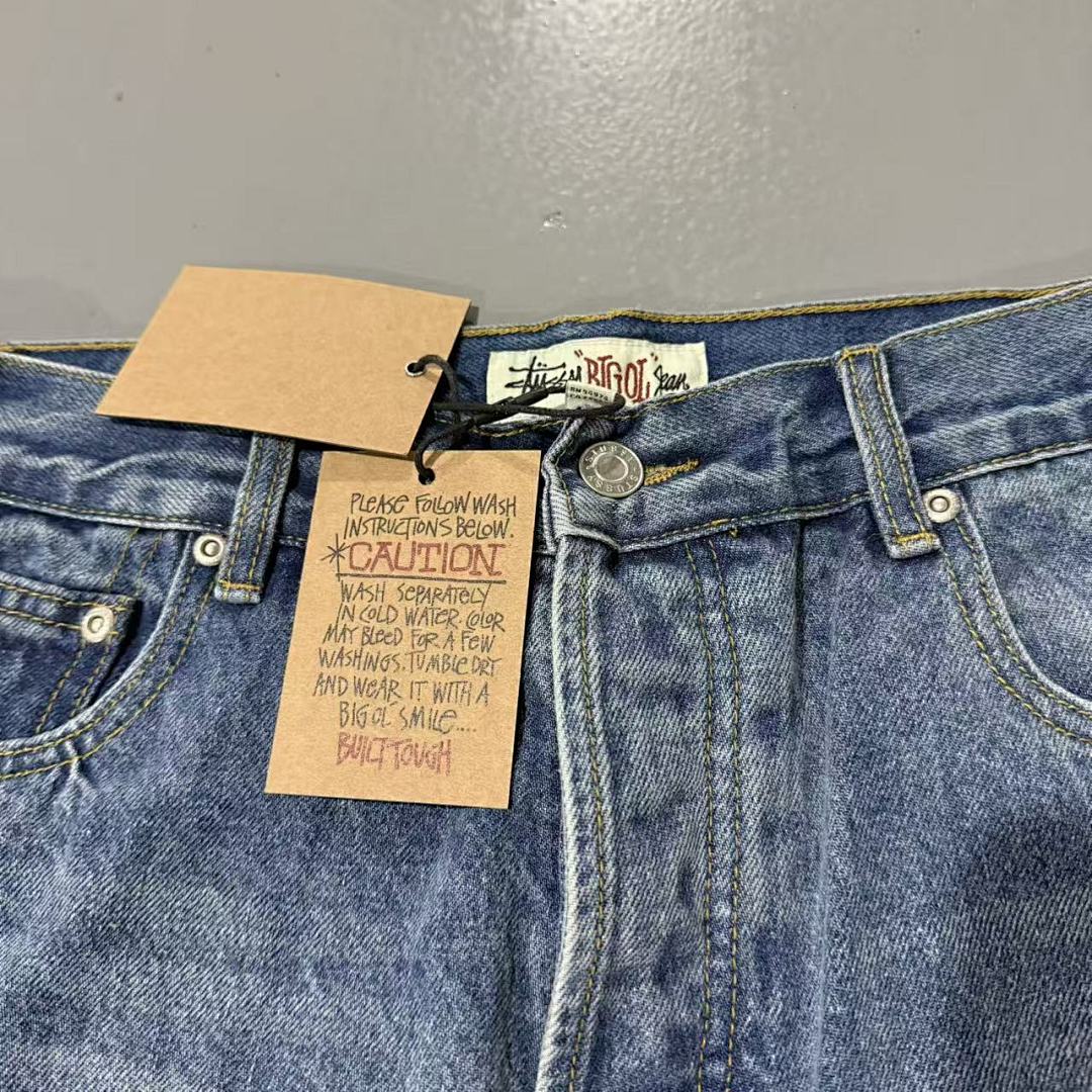 Stussy New Classic Blue Denim Jeans - Image 11