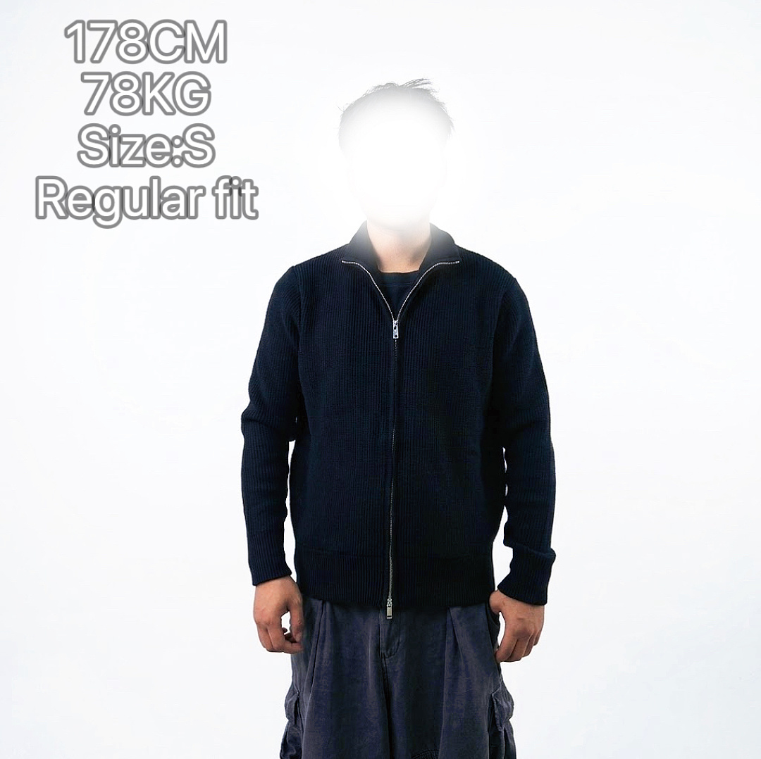 Maison Margiela Martin Margiela Black Wool Trucker Zip Sweater - Image 2