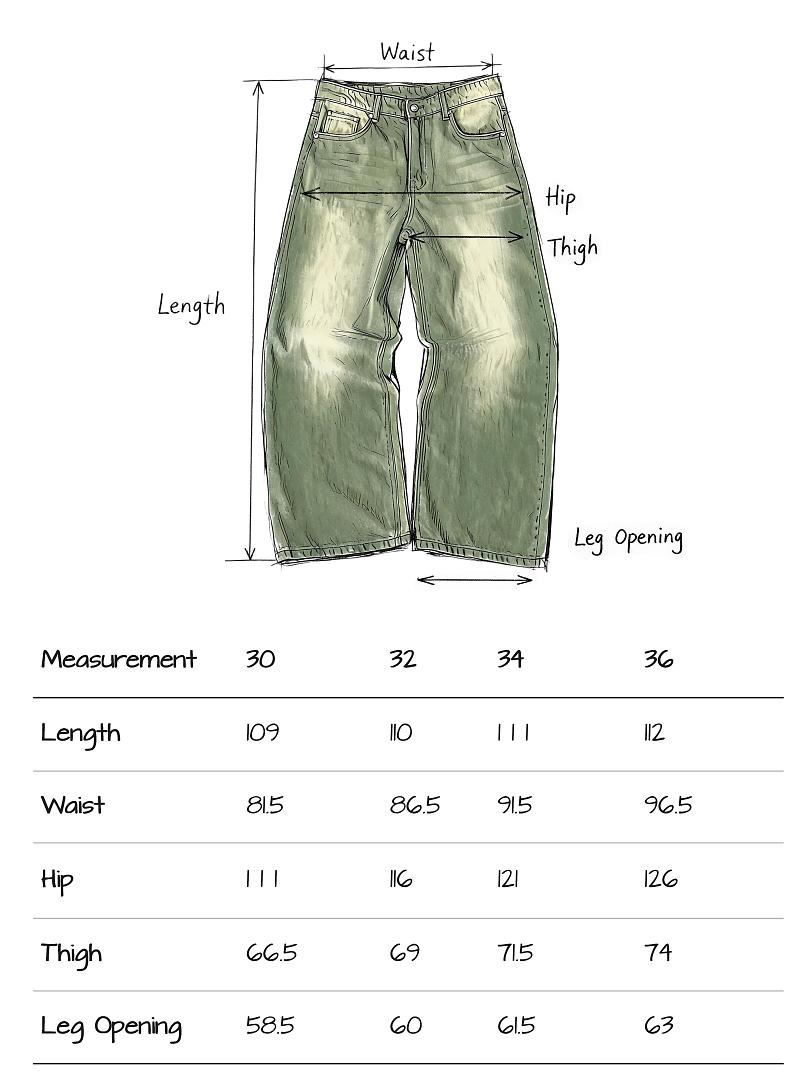 Mobius Matcha Baggy Jeans - Image 12